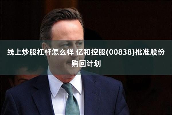 线上炒股杠杆怎么样 亿和控股(00838)批准股份购回计划