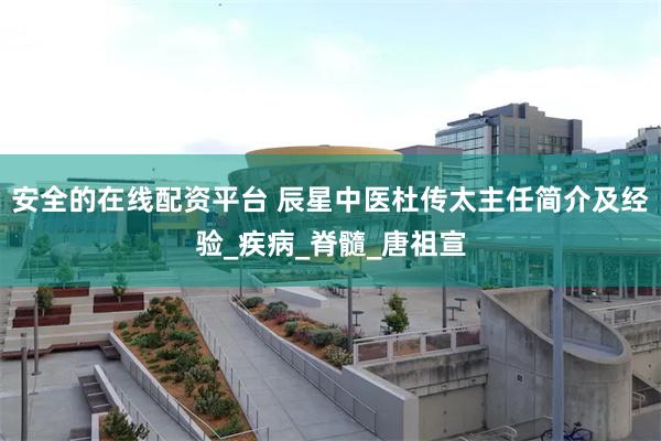 安全的在线配资平台 辰星中医杜传太主任简介及经验_疾病_脊髓_唐祖宣