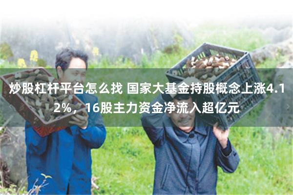 炒股杠杆平台怎么找 国家大基金持股概念上涨4.12%，16股主力资金净流入超亿元