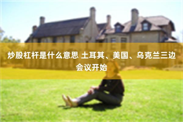 炒股杠杆是什么意思 土耳其、美国、乌克兰三边会议开始