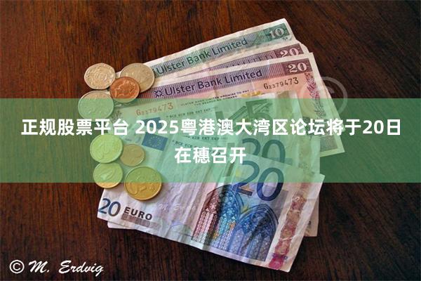 正规股票平台 2025粤港澳大湾区论坛将于20日在穗召开