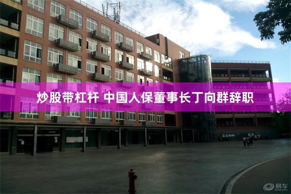 炒股带杠杆 中国人保董事长丁向群辞职