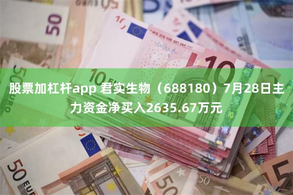 股票加杠杆app 君实生物（688180）7月28日主力资金净买入2635.67万元