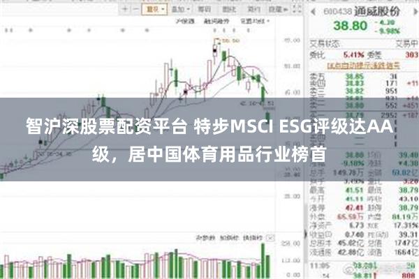智沪深股票配资平台 特步MSCI ESG评级达AA级,居中国体育用品行业榜首