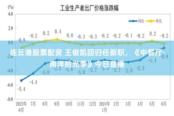 连云港股票配资 王俊凯回归任新职，《中餐厅·南洋拾光季》今日首播