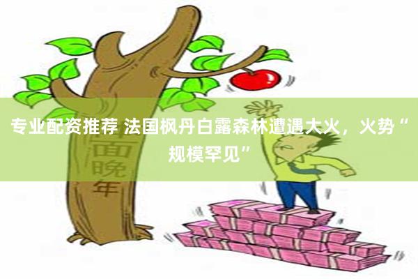 专业配资推荐 法国枫丹白露森林遭遇大火,火势“规模罕见”
