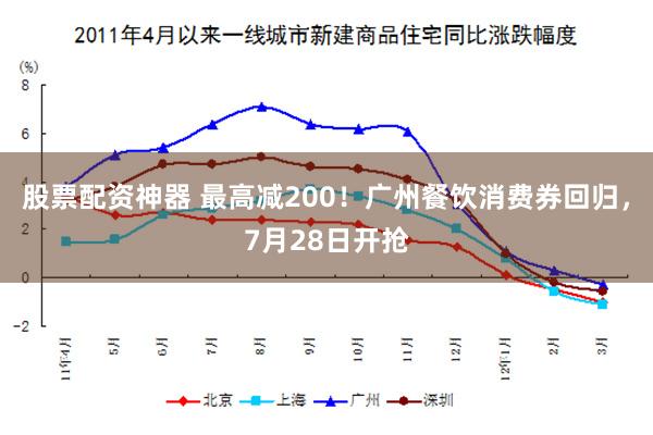 股票配资神器 最高减200!广州餐饮消费券回归,7月28日开抢