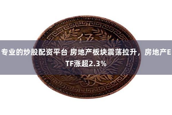 专业的炒股配资平台 房地产板块震荡拉升，房地产ETF涨超2.3%