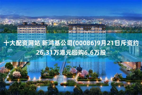 十大配资网站 新鸿基公司(00086)9月21日斥资约26.31万港元回购6.6万股